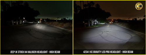 KC HiLiTES 42341 KC Headlights Gravity LED 7in 2-Light - 2007-2018 Jeep Wrangler JK 2/4-Door - 42341