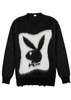 SAINT LAURENT Playboy mohair-blend jumper | Harvey Nichols