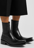 Balenciaga Tiaga Slanted-heel Ankle Booties In Black