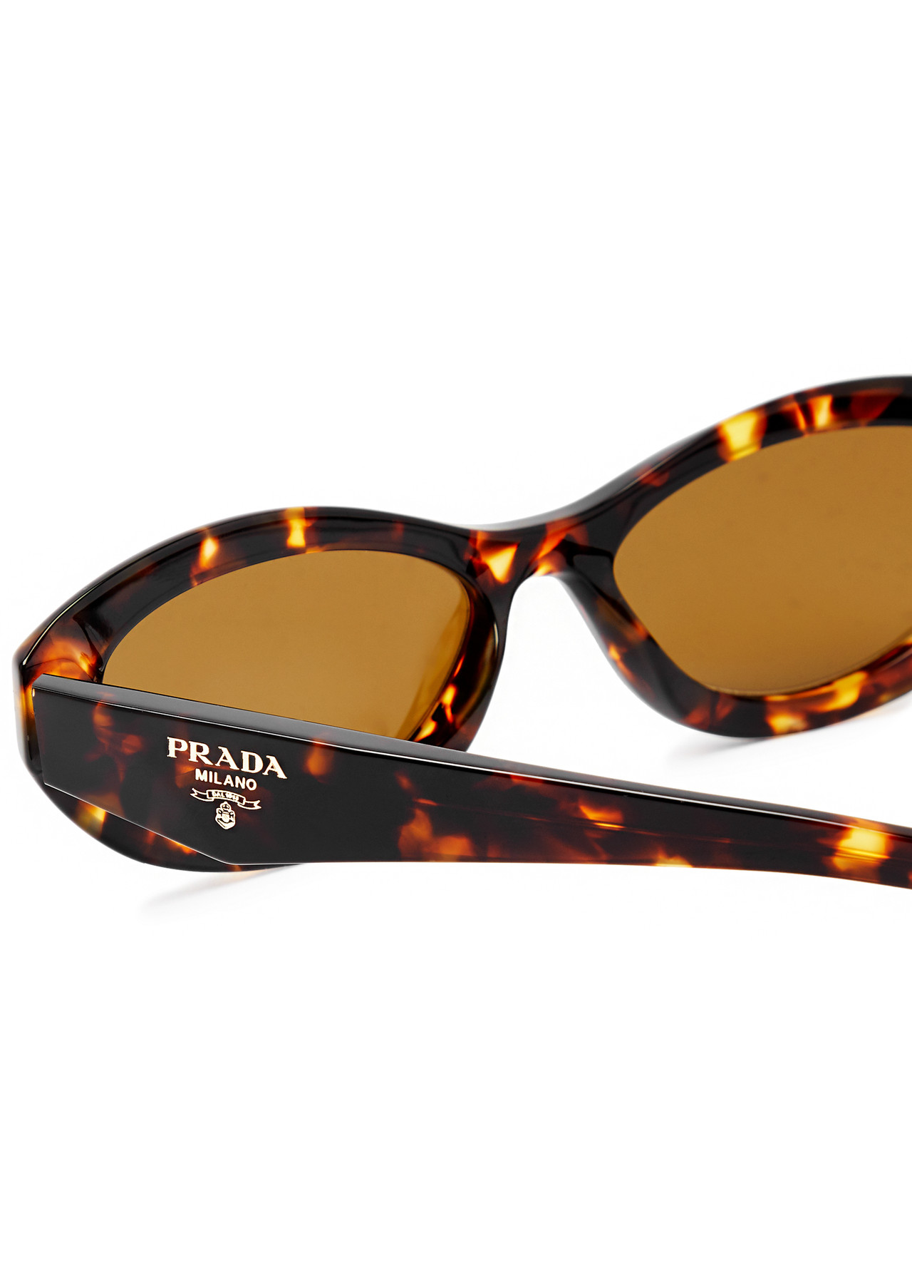 Prada “Linea Sportiva” Oversized Oval Sunglasses – Modern Edge Collection main image 1