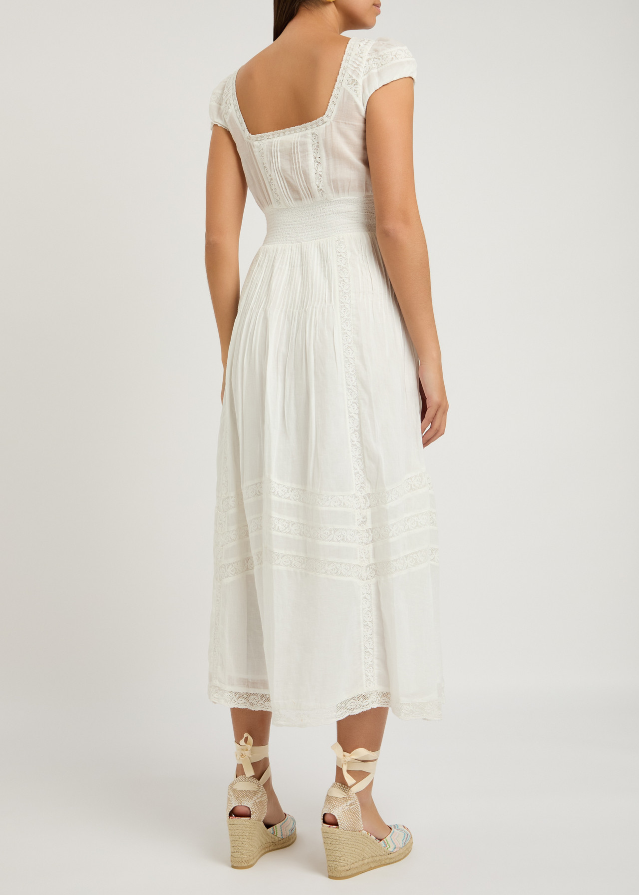 Suvi Cotton Dress in Arctic Vanilla