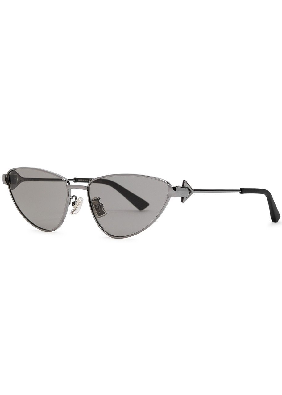 Bottega Veneta Black Cat Eye Sunglasses