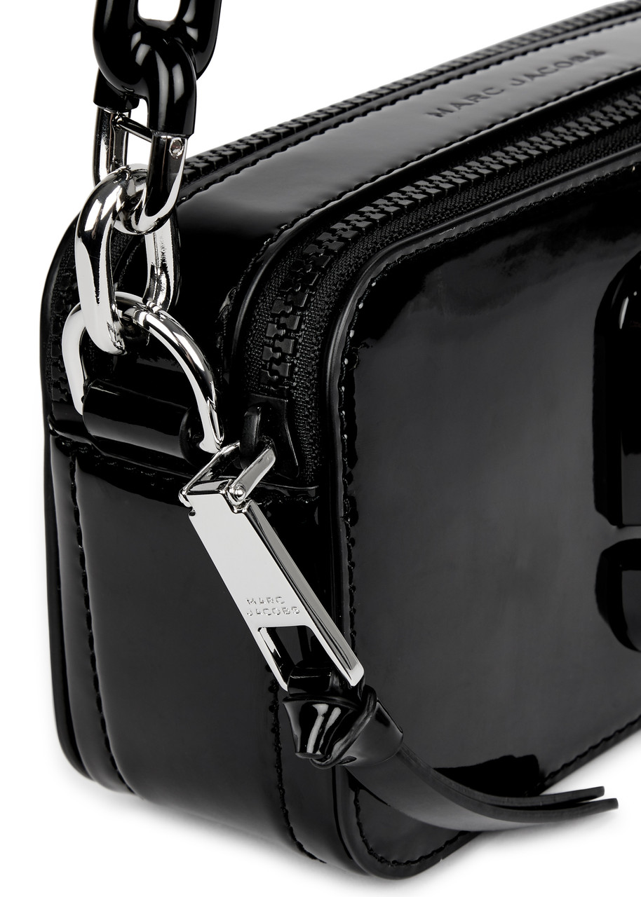 Snapshot patent leather crossbody bag Marc Jacobs Black in Patent leather -  34677061