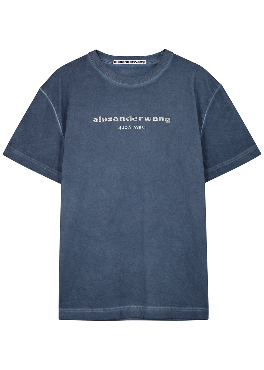 alexanderwang Tシャツ Alexander Wang ロゴ Tシャツ | グレー | FARFETCH JP