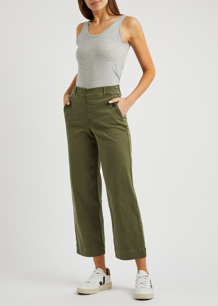 Spanx Wide Leg Pants With Elastic Back - Gracia Fashion