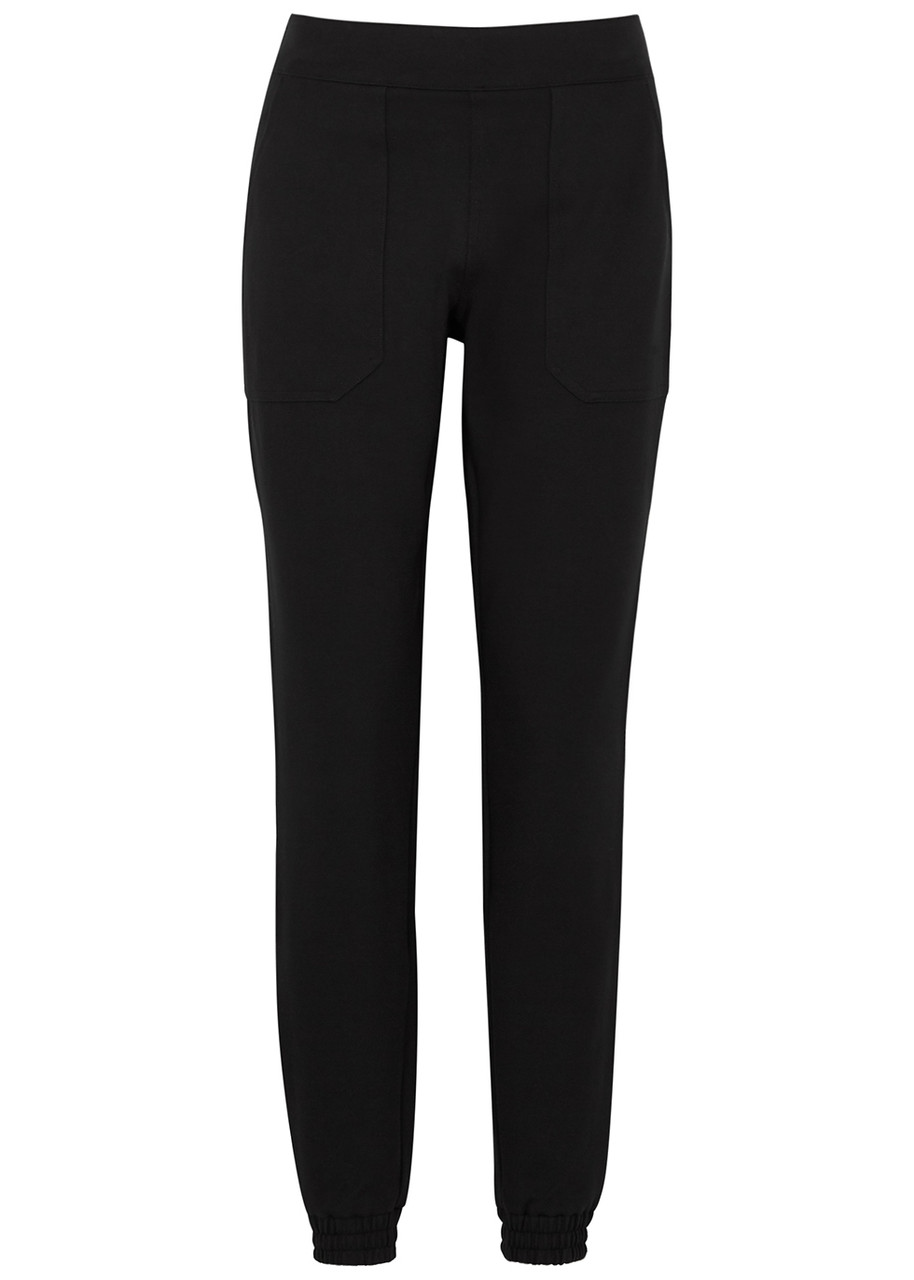 SPANX The Perfect Pant black stretch-jersey sweatpants