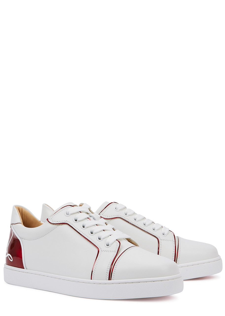 CHRISTIAN LOUBOUTIN Vieira white leather sneakers | Harvey Nichols