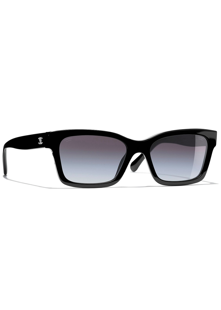 Chanel Square Frame Sunglasses in White