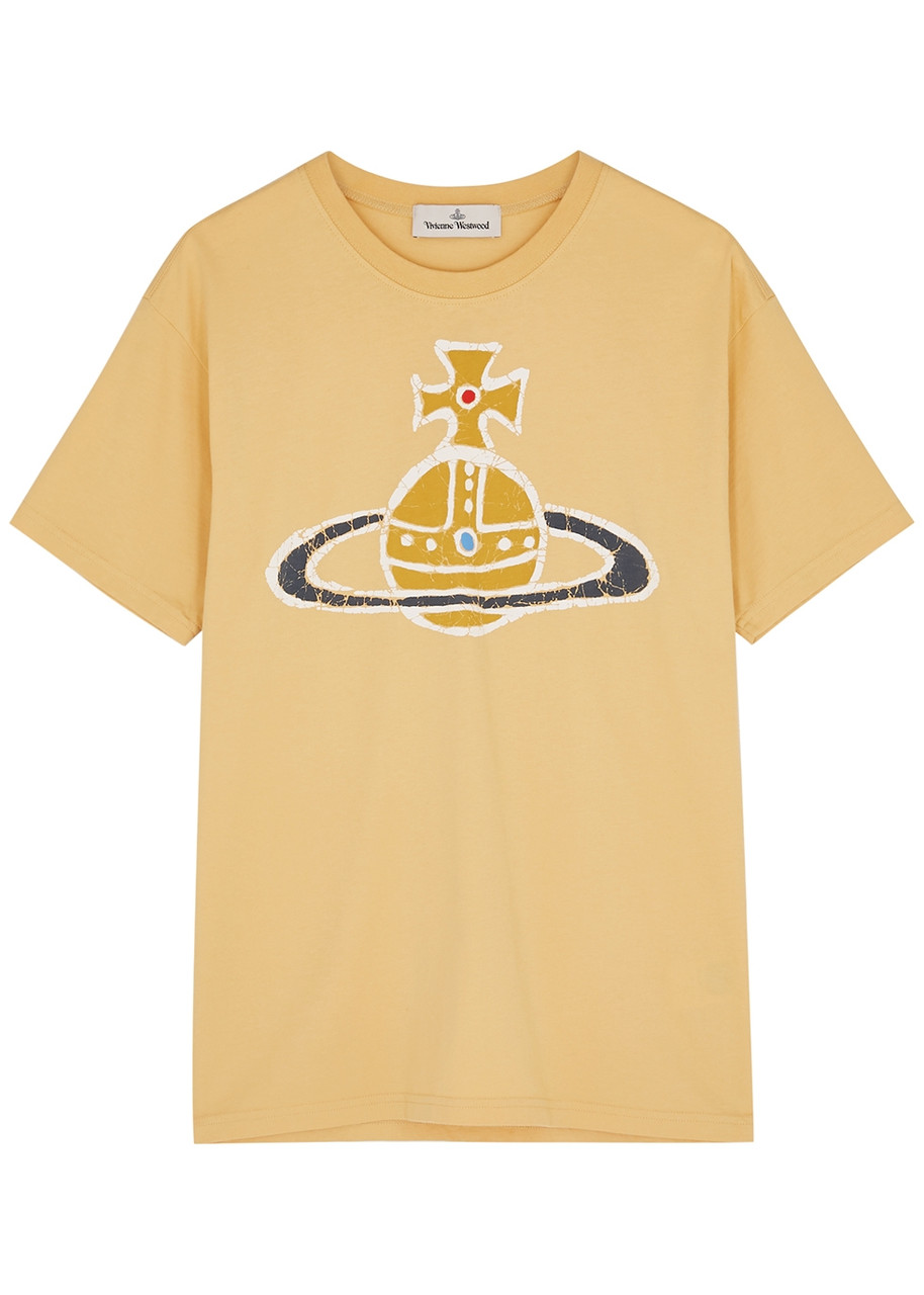 VIVIENNE WESTWOOD Orb-print cotton T-shirt | Harvey Nichols VIVIENNE WESTWOOD Orb-print cotton T-shirt | Harvey Nichols