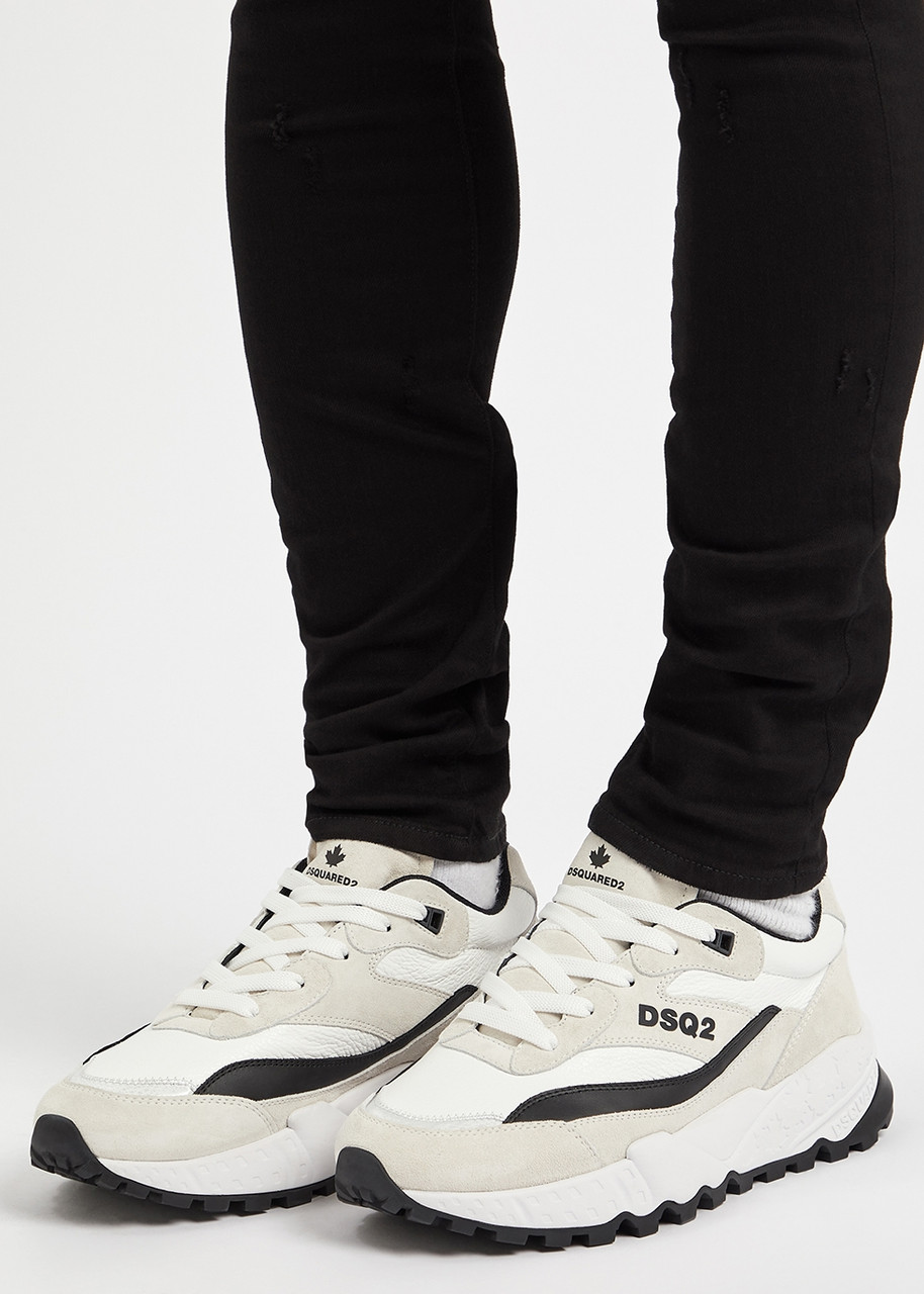 DSQUARED2 Free panelled leather sneakers | Harvey Nichols