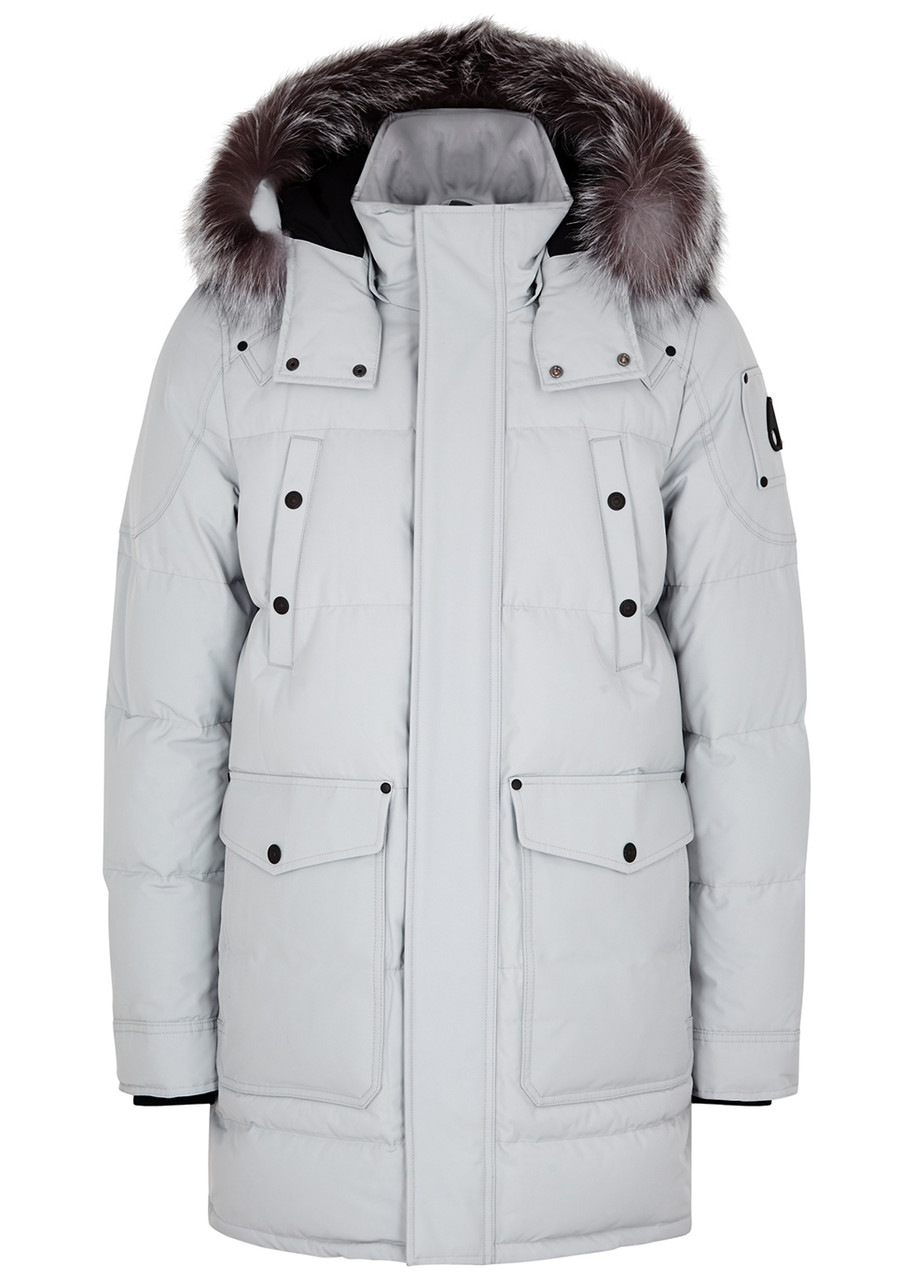 MOOSE KNUCKLES Big Ridge fur-trimmed quilted coat | Harvey Nichols