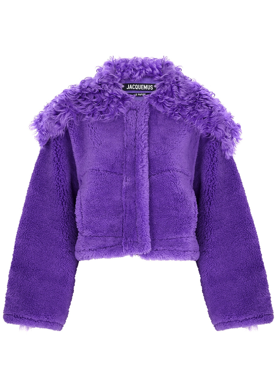 JACQUEMUS La Veste Piloni shearling jacket | Harvey Nichols