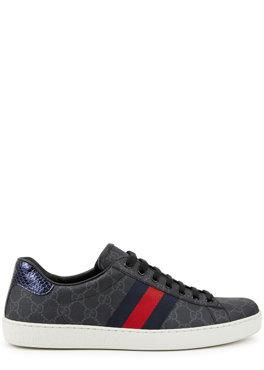 GUCCI Ace GG Supreme monogrammed sneakers | Harvey Nichols