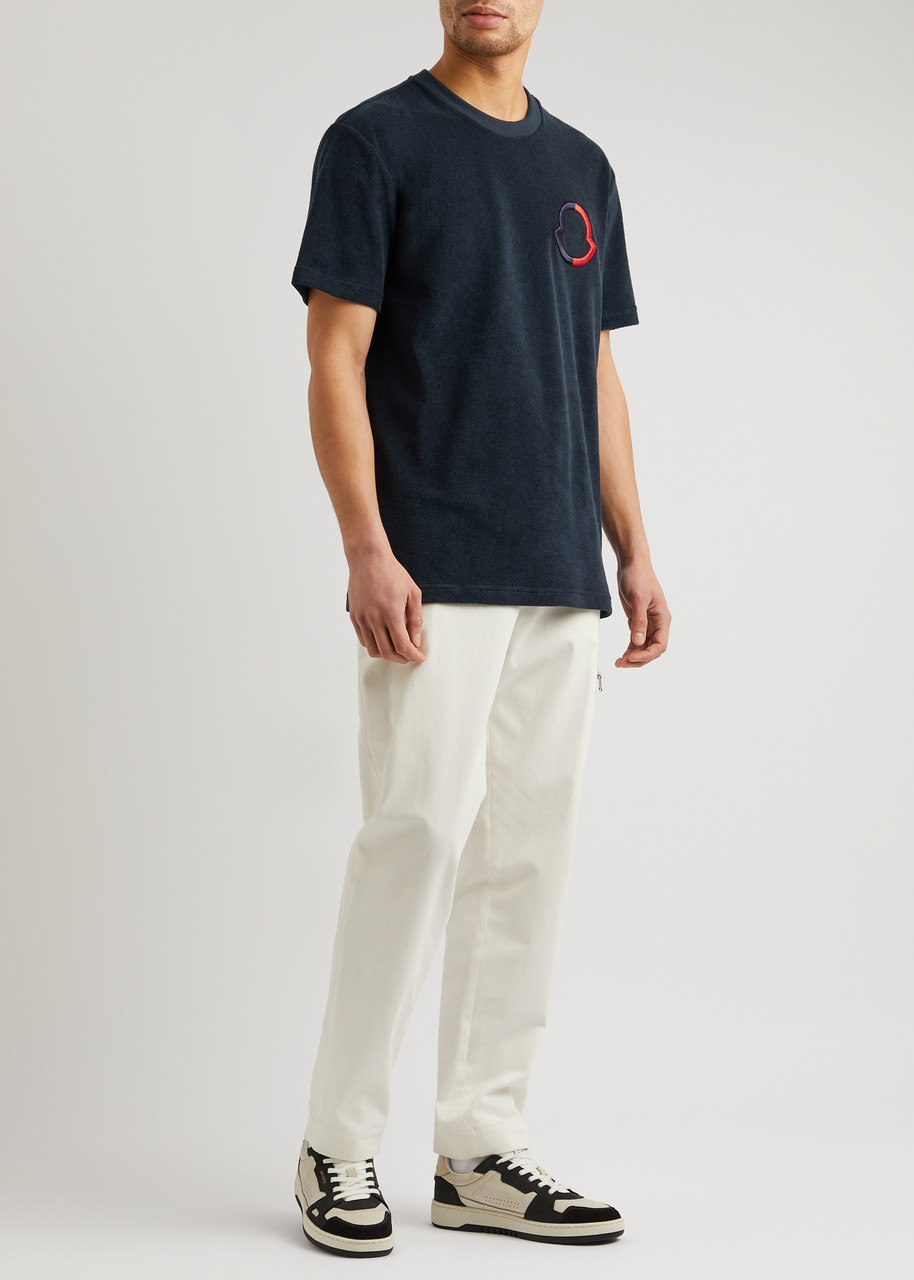 MONCLER Logo-embroidered terry T-shirt | Harvey Nichols MONCLER Logo-embroidered terry T-shirt | Harvey Nichols
