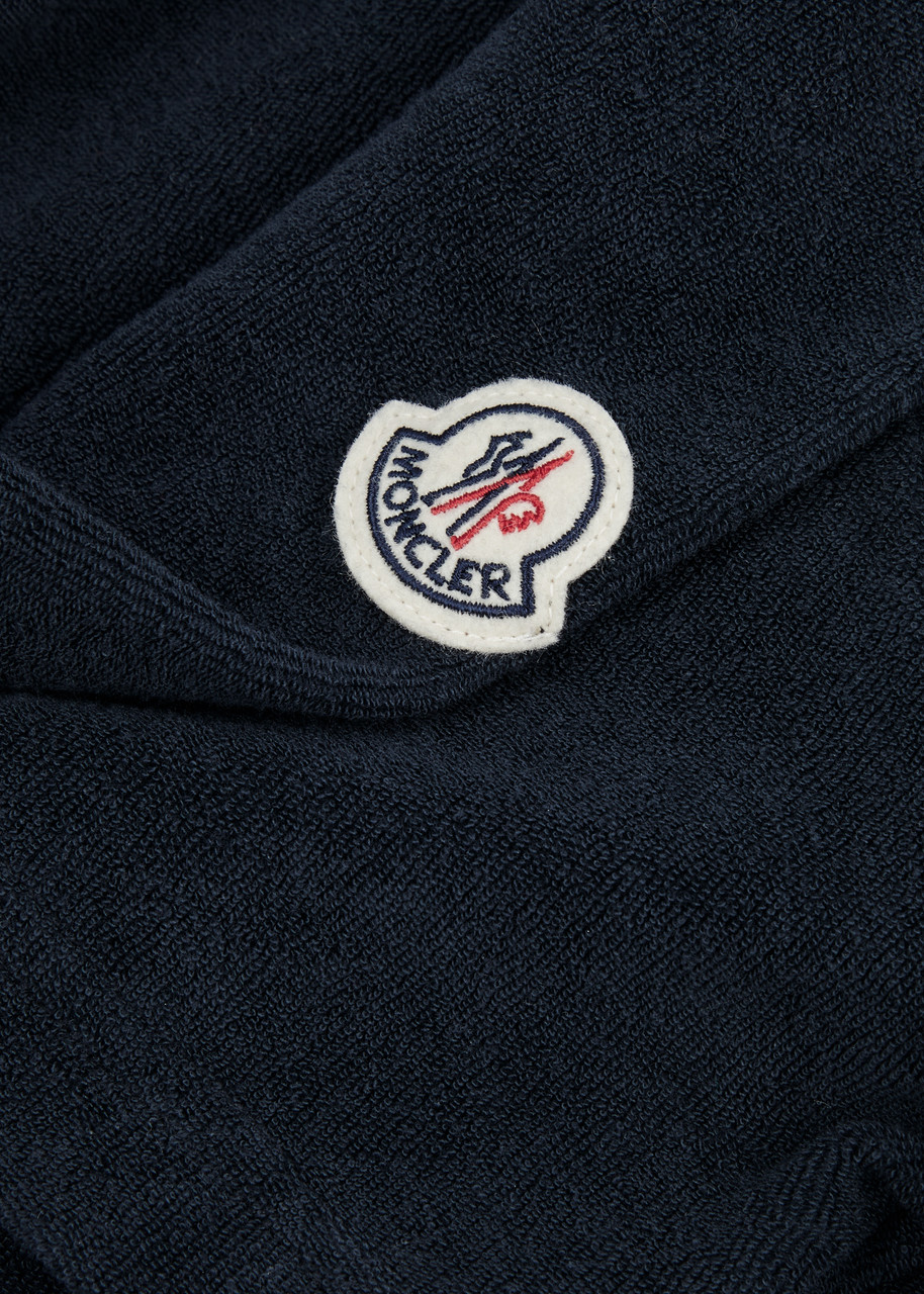 MONCLER Logo-embroidered terry T-shirt | Harvey Nichols