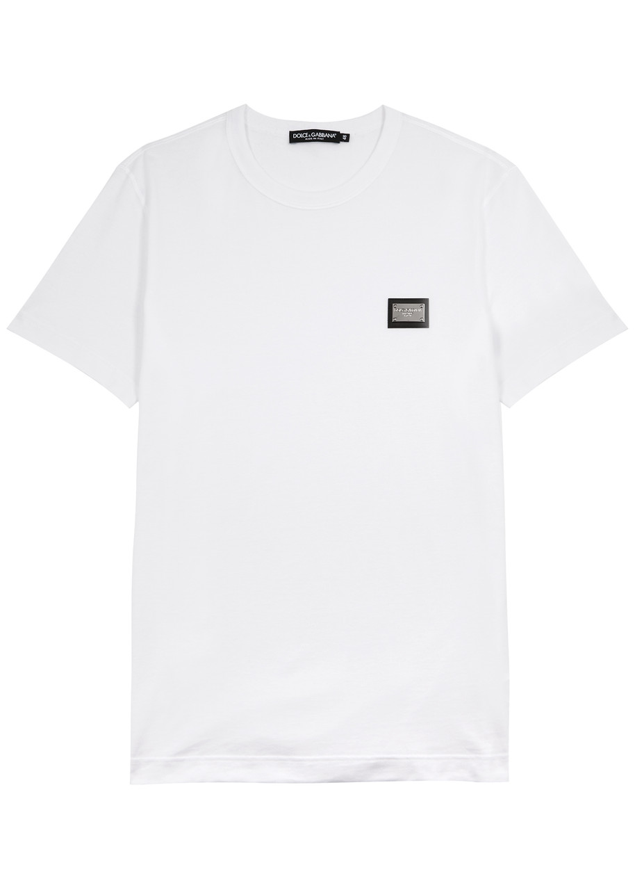 DOLCE & GABBANA Logo cotton T-shirt | Harvey Nichols