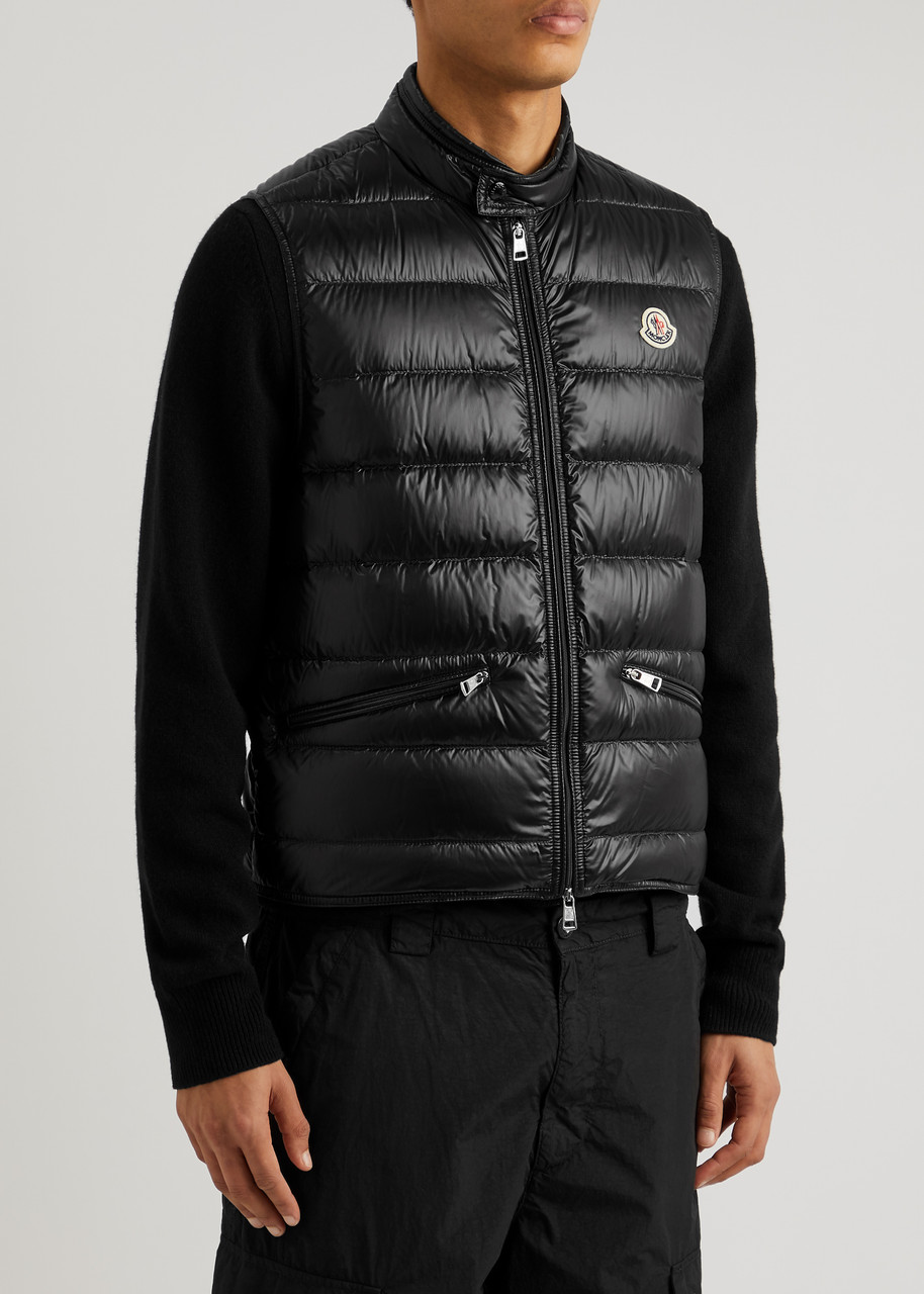 MONCLER Gui quilted shell gilet | Harvey Nichols