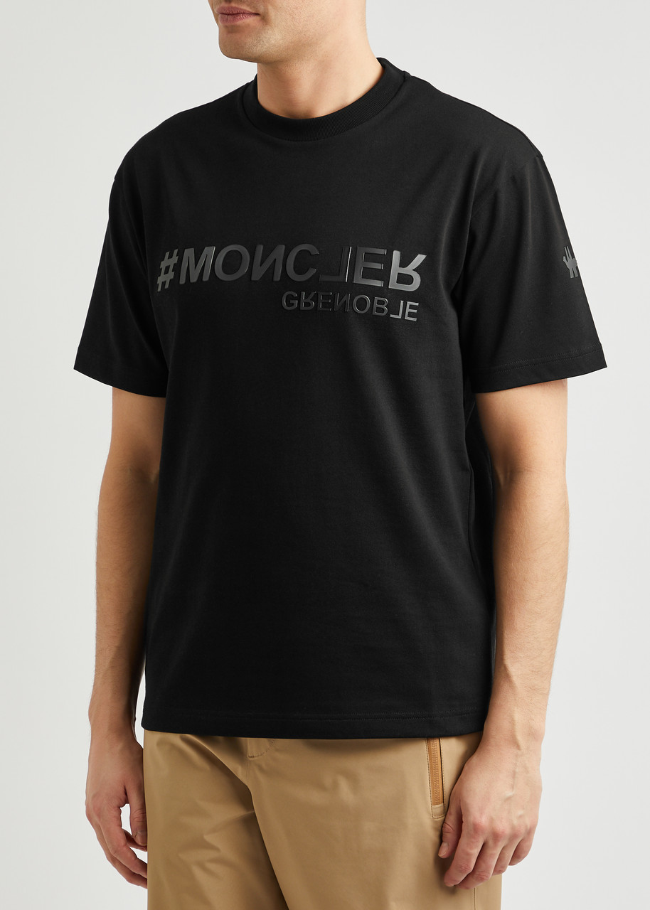 【MONCLER】GRENOBLE T-SHIRT Black Logo T-shirt - Moncler Grenoble - Women | WE IN STYLE