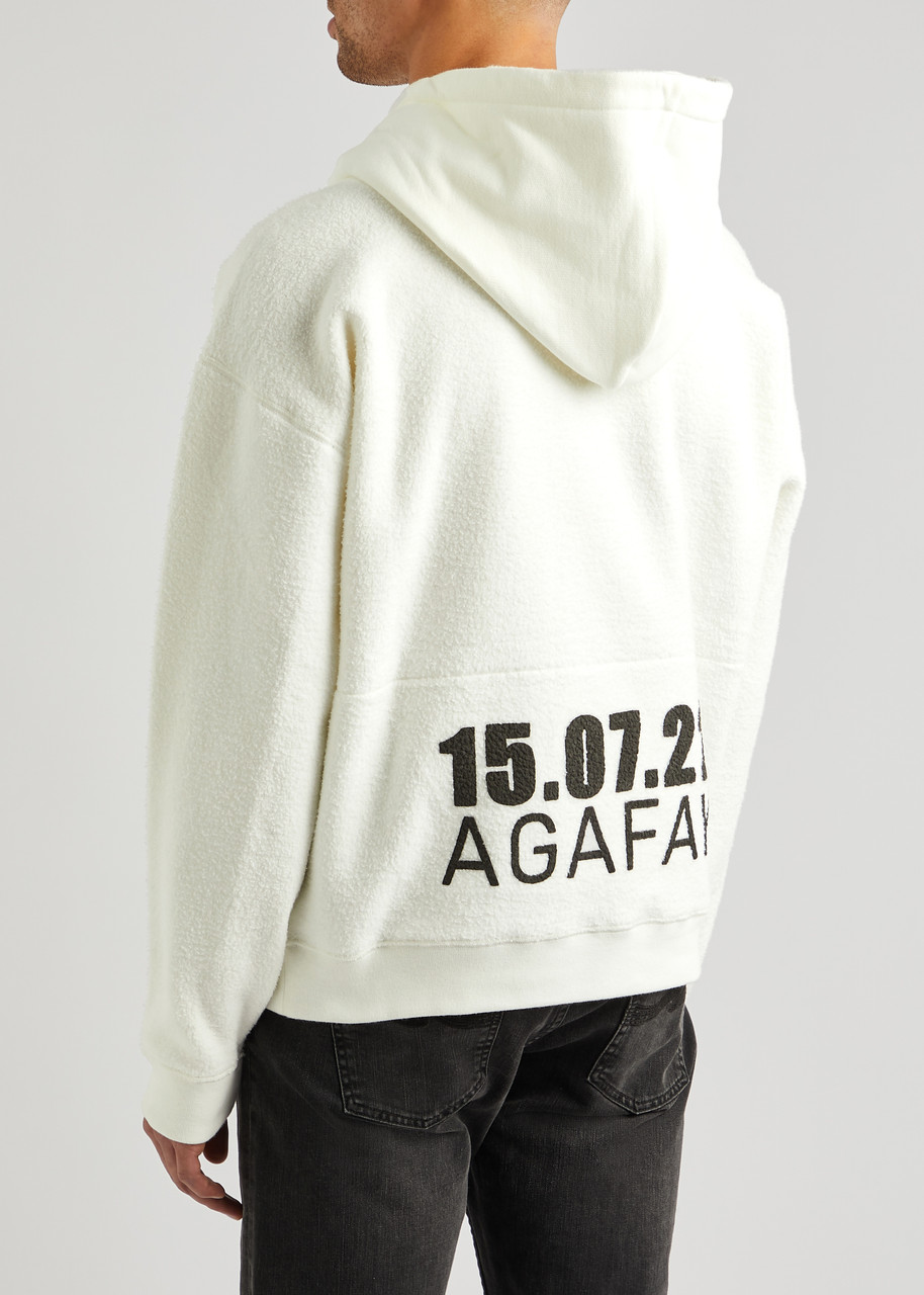 【Saint Laurent】23SS SAINT LAURENT AGAFAY パーカー Luxury sweatshirt for men - Saint Laurent white hoodie with