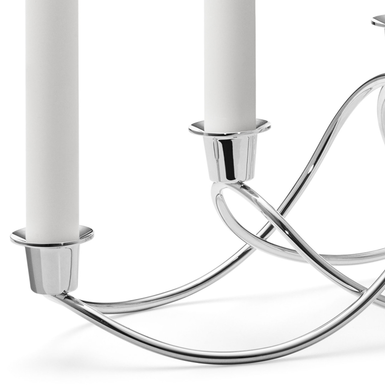 JENSEN Harmony candleholder stainless steel Harvey Nichols