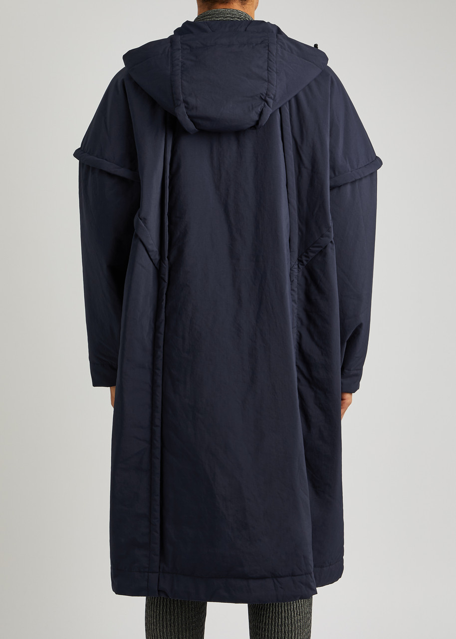 HOMME PLISSÉ ISSEY MIYAKE Frame hooded shell coat | Harvey Nichols