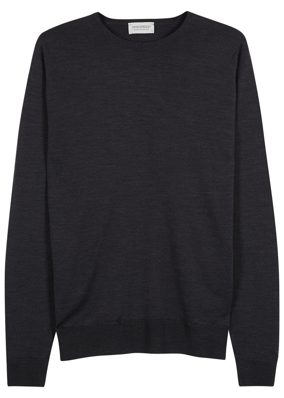 バ*】様 JOHN SMEDLEY ウール ニット ヘプバーン JOHN SMEDLEY Lundy fine-knit wool jumper | Harvey Nichols