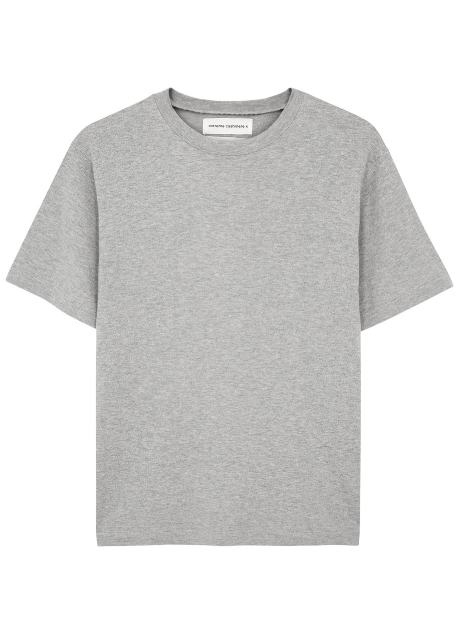 EXTREME CASHMERE N°268 Cuba cotton and cashmere-blend T-shirt ...