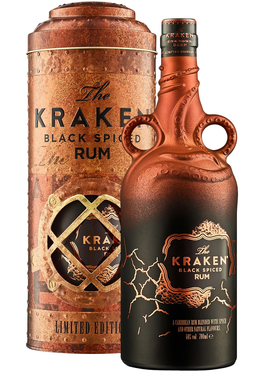 THE KRAKEN Unknown Deep Copper 2022 Edition Scar Black Rum | Spiced Limited Harvey Nichols