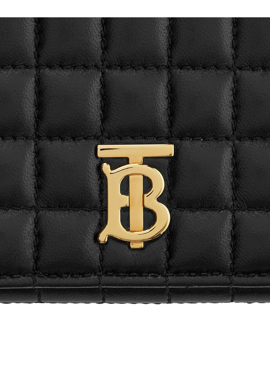 BURBERRY Quilted leather small lola folding wallet | Harvey BURBERRY Quilted leather small lola folding wallet | Harvey