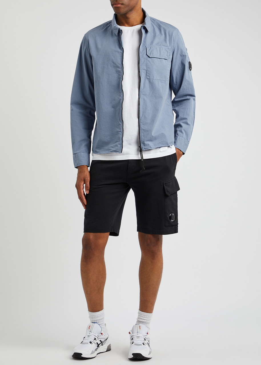 C.P. COMPANY Stone cotton gabardine overshirt | Harvey Nichols C.P. COMPANY Stone cotton gabardine overshirt | Harvey Nichols