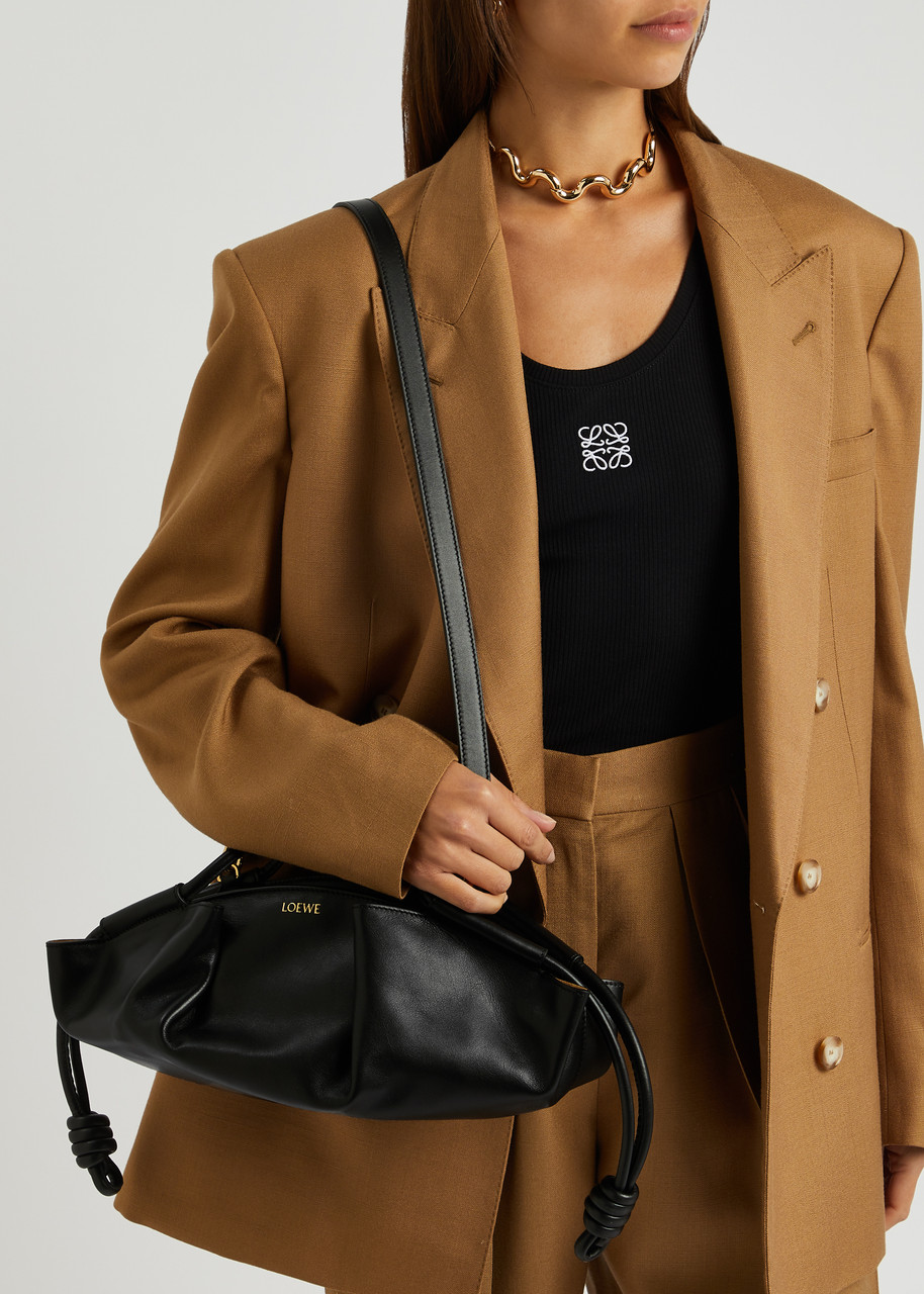 ハンドバッグ LOEWE HAND BAG (AP22P22X07 BLACK) LOEWE Paseo small leather top handle bag | Harvey Nichols