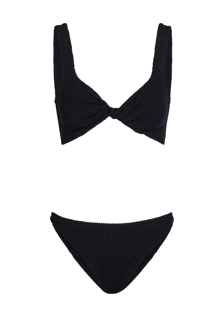 HUNZA G Juno seersucker bikini | Harvey Nichols