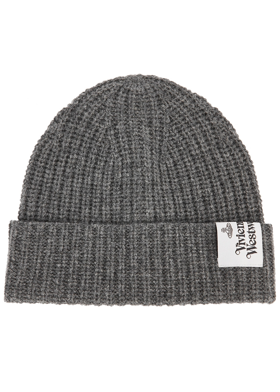 VIVIENNE WESTWOOD Ribbed-knit wool beanie | Harvey Nichols