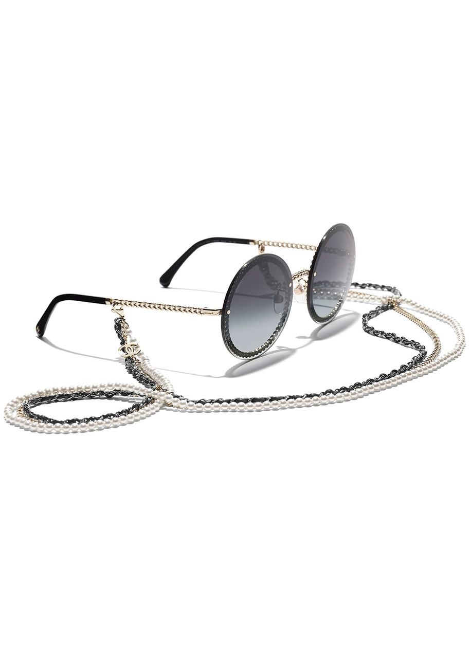 Chanel Grey 5279 Round Polarized Sunglasses Chanel