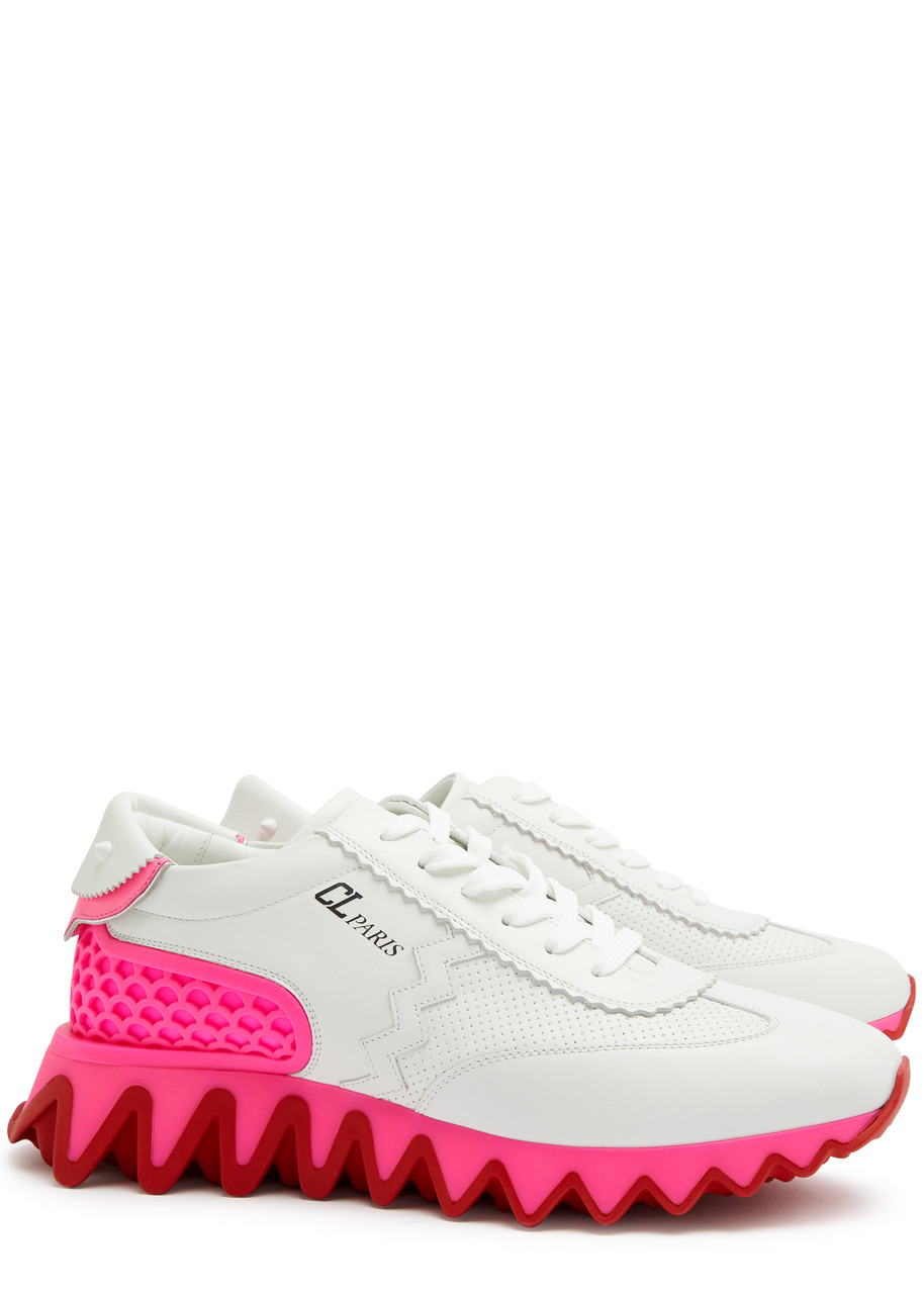 CHRISTIAN LOUBOUTIN Loubishark Donna leather sneakers Harvey Nichols