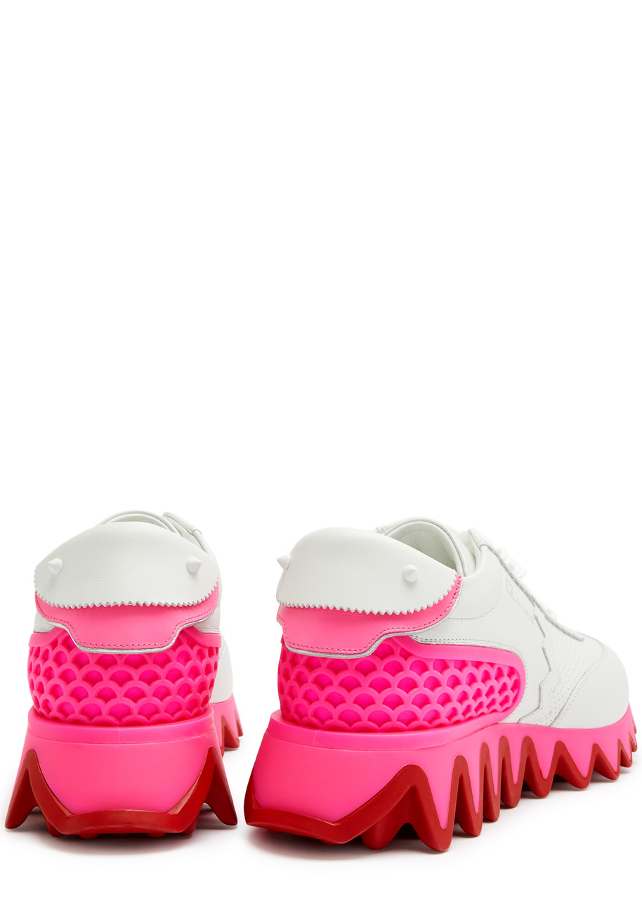 CHRISTIAN LOUBOUTIN Loubishark Donna leather sneakers Harvey Nichols