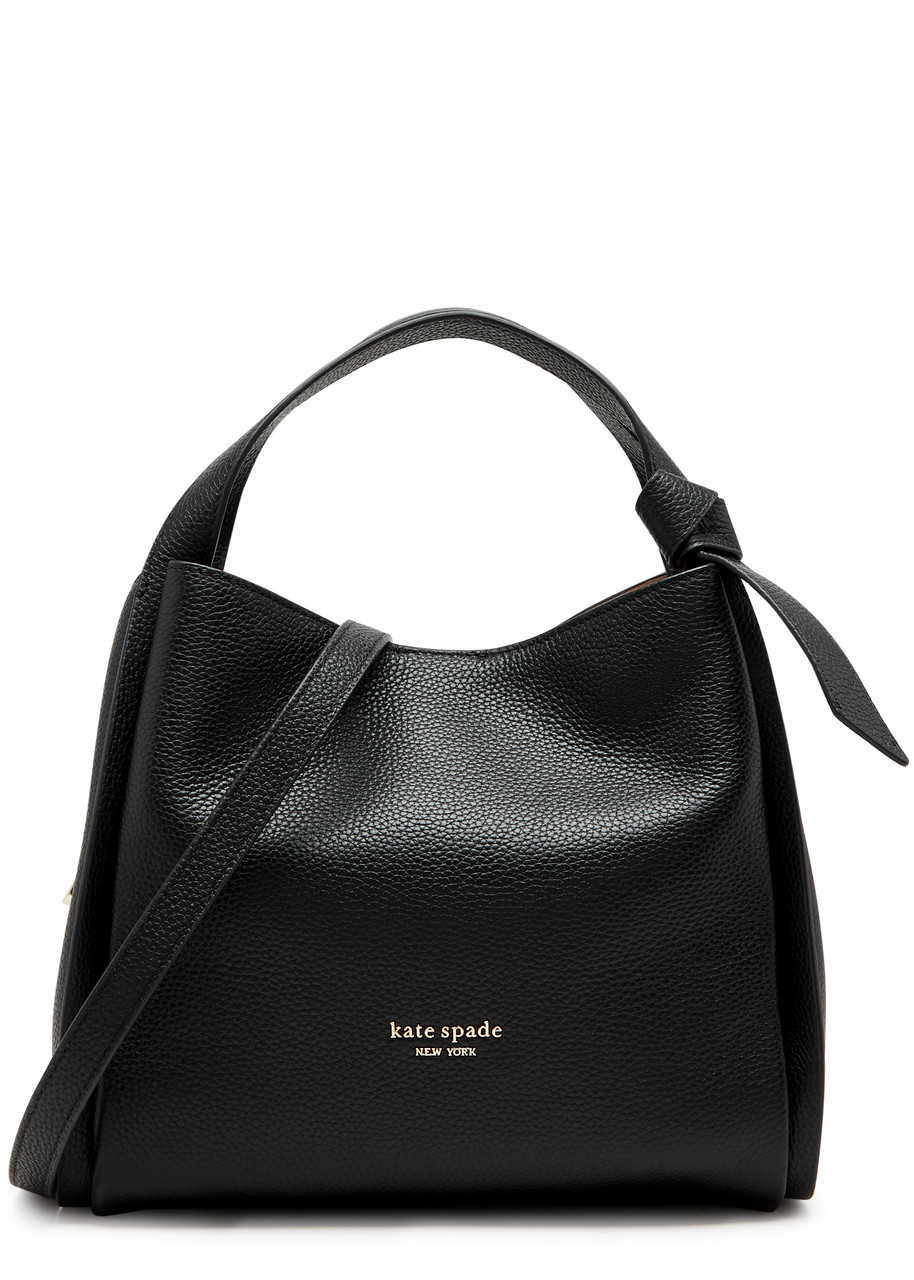 Kate Spade New York Knott Medium Leather Tote - Black