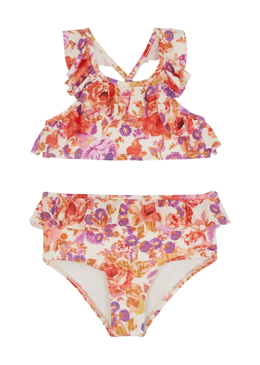 Raie floral bikini in multicoloured - Zimmermann