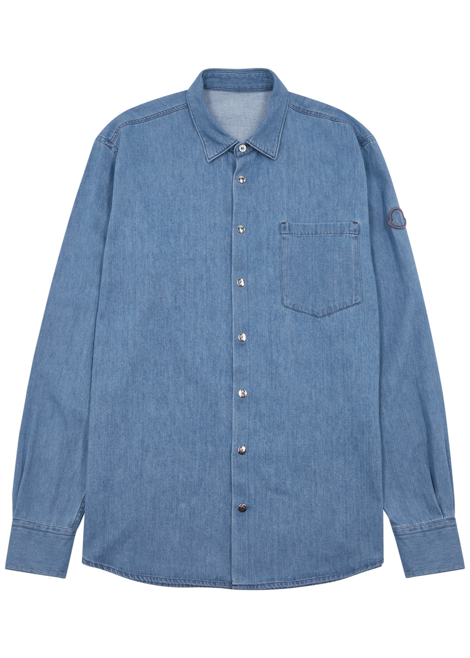 MONCLER Denim shirt | Harvey Nichols