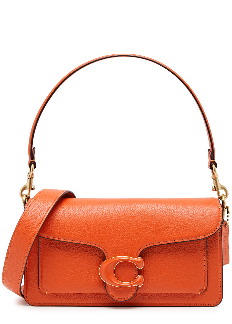 COACH Tabby Pillow Leather Shoulder Bag in Orange