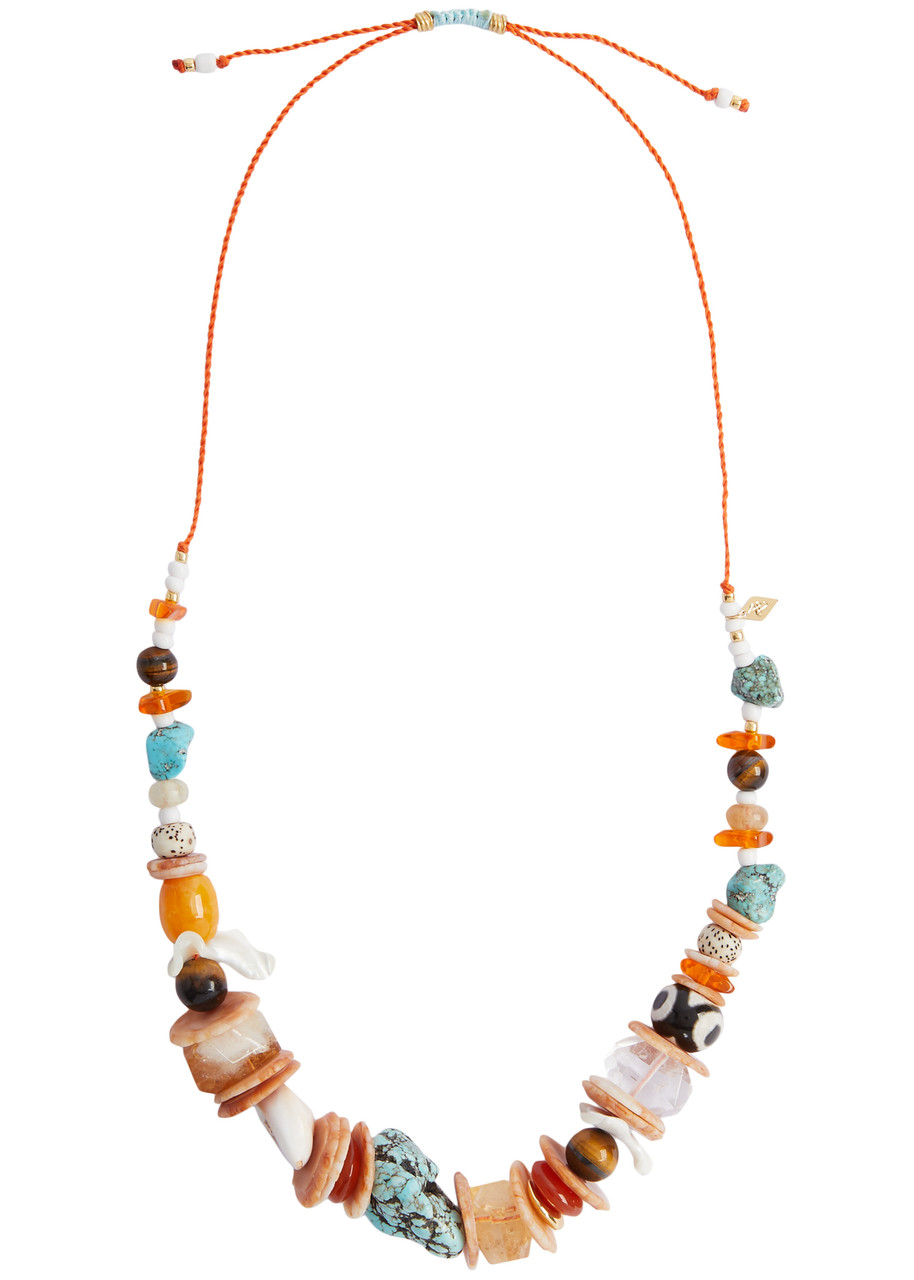 Natural Hue Bone Bead Necklace — SUMMER STRAUCH