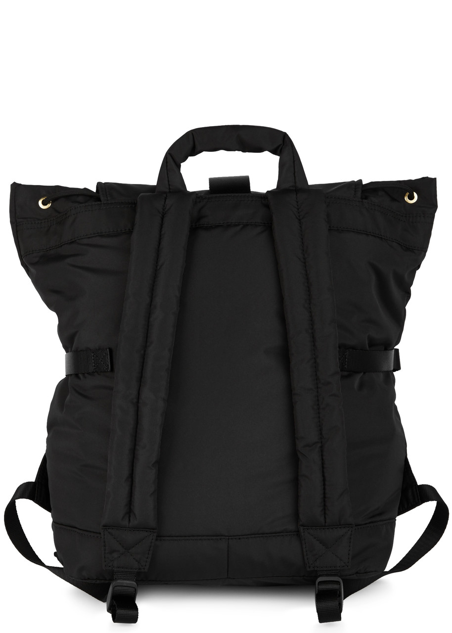 GANNI Logo nylon backpack | Harvey Nichols