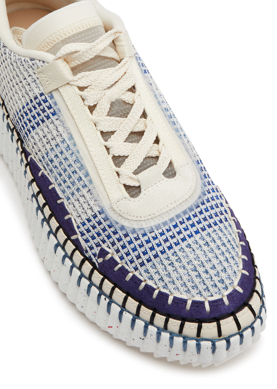 CHLOE Nama panelled recycled mesh sneakers | Harvey Nichols