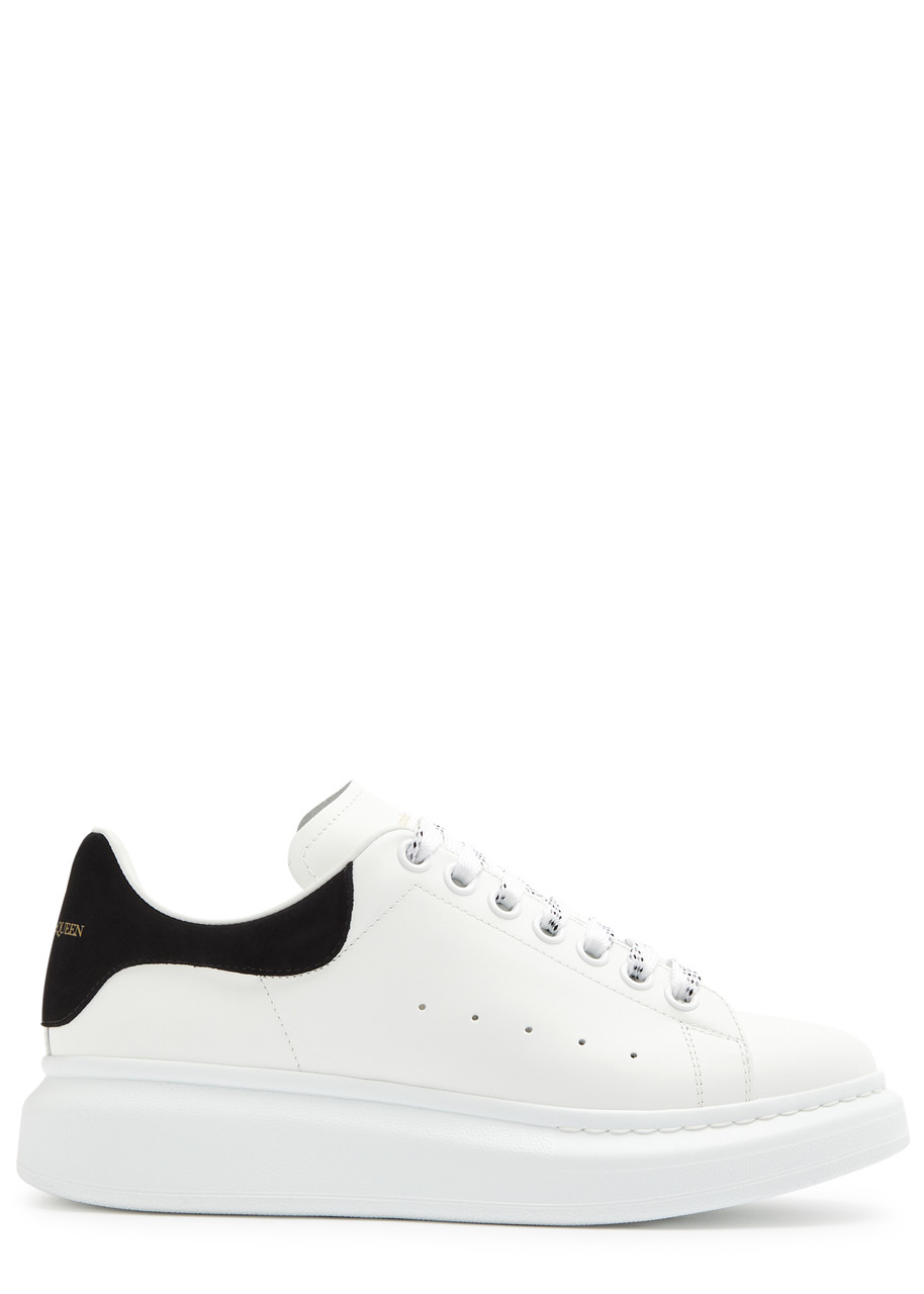 ALEXANDER MCQUEEN Oversized leather sneakers | Harvey Nichols
