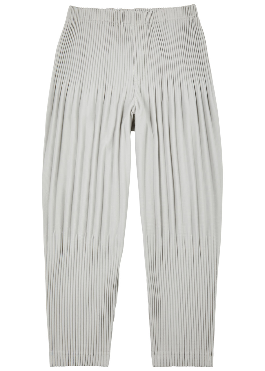 HOMME PLISSÉ ISSEY MIYAKE Pleated cropped trousers | Harvey Nichols