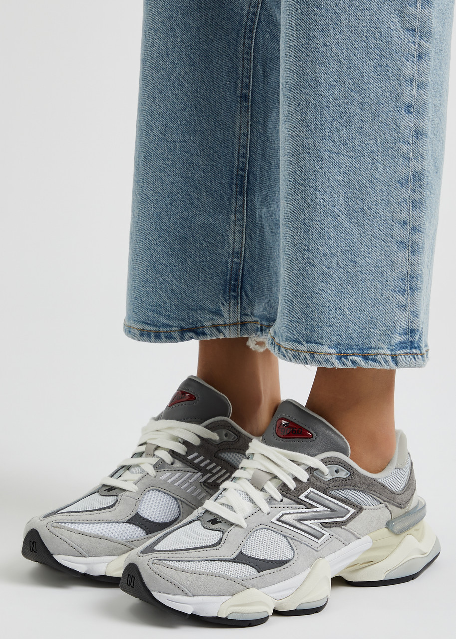 スニーカー 9060 LOW-TOP MESH SNEAKERS NEW BALANCE 9060 Suede, Leather and Mesh Sneakers for Men