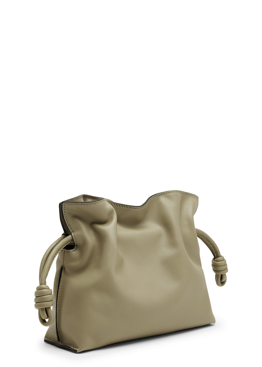 LOEWE Flamenco mini leather clutch | Harvey Nichols