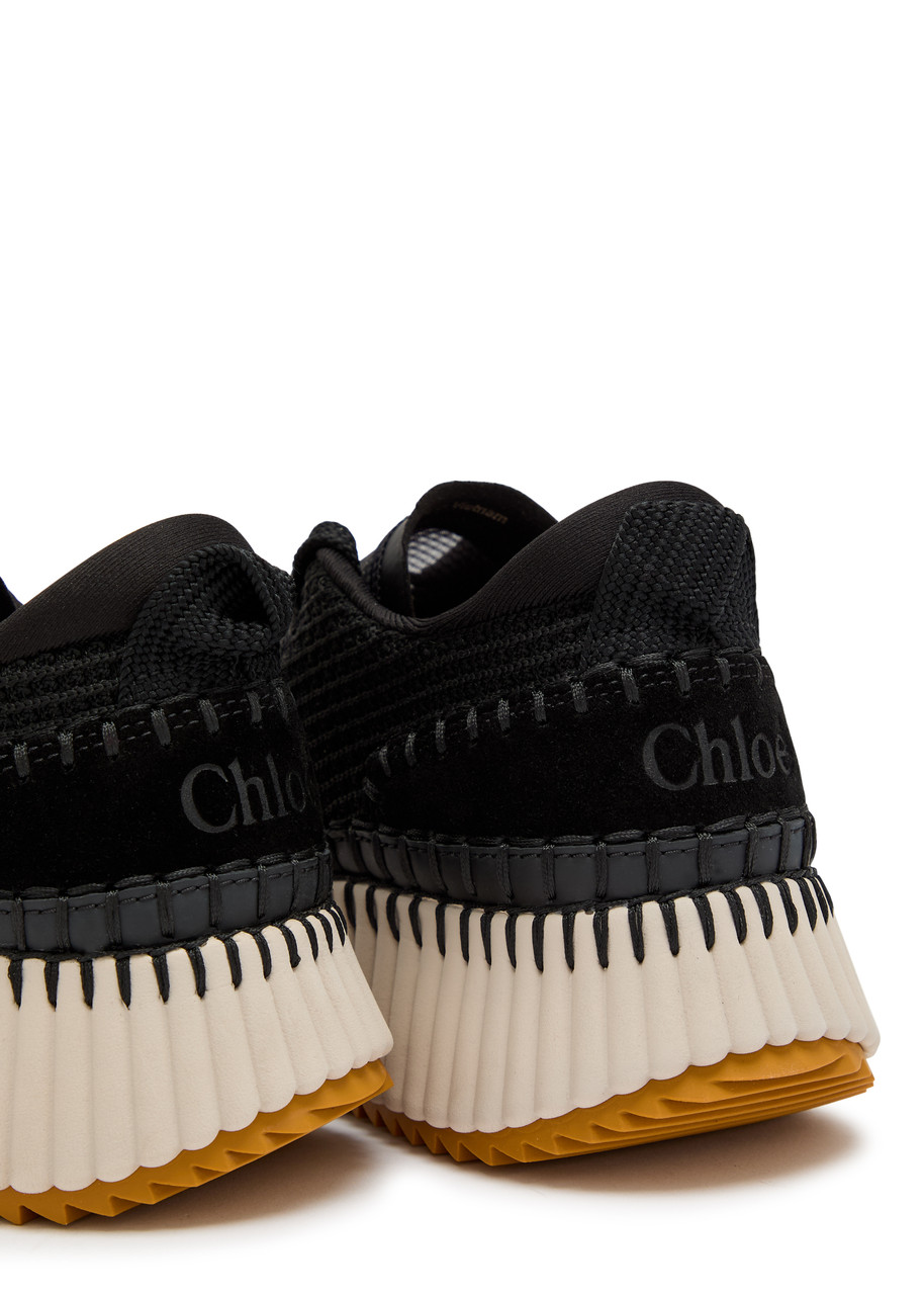 CHLOE Nama panelled recycled mesh sneakers | Harvey Nichols