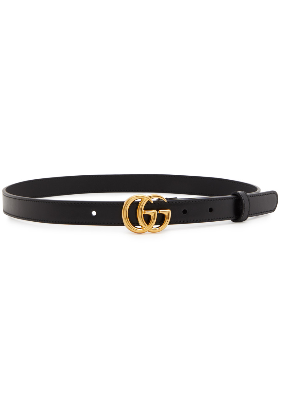 GUCCI GG 2cm leather belt | Harvey Nichols