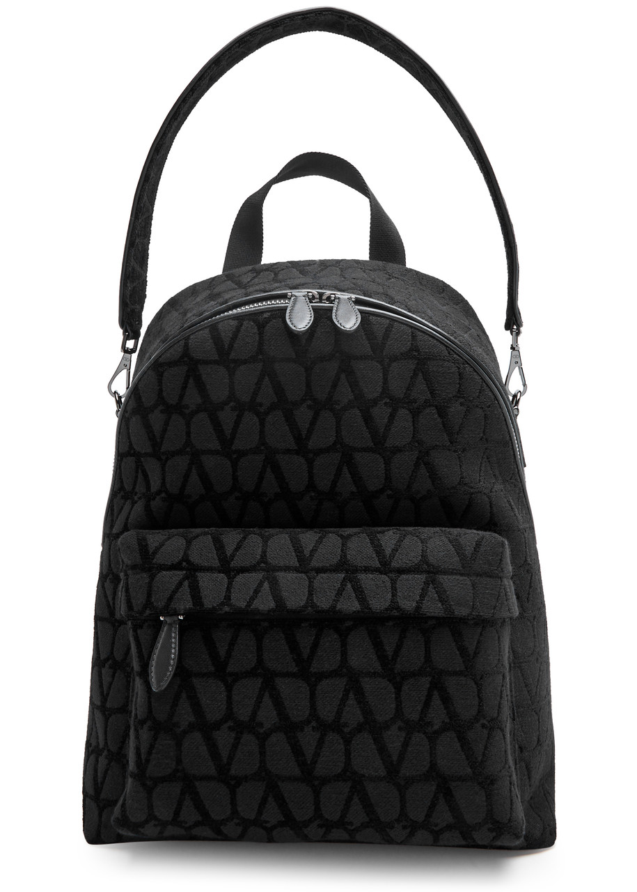 Valentino Garavani Black Iconographe Backpack